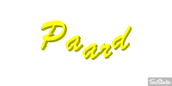Paard Tekst effect