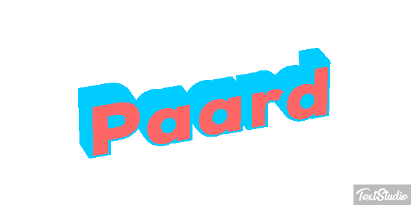 Paard Tekst effect