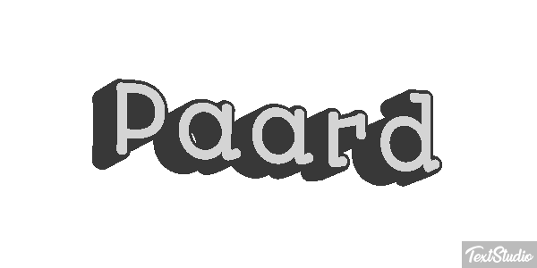 Paard Tekst effect