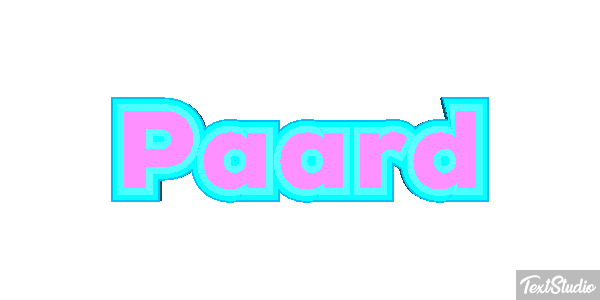 Paard Tekst effect