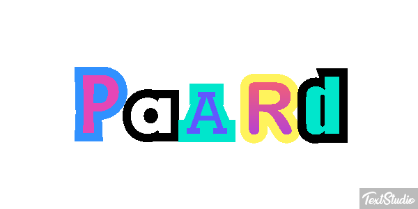 Paard Tekst effect