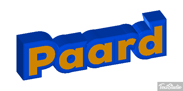Paard Tekst effect
