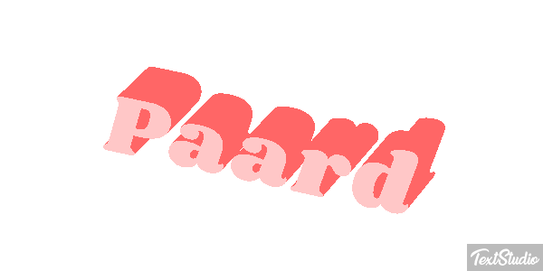 Paard Tekst effect