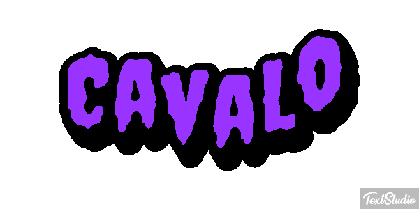 Cavalo Efeito do texto