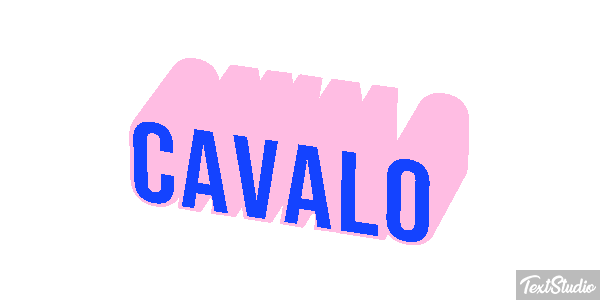 Cavalo Efeito do texto
