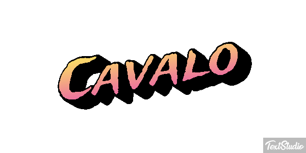Cavalo Efeito do texto
