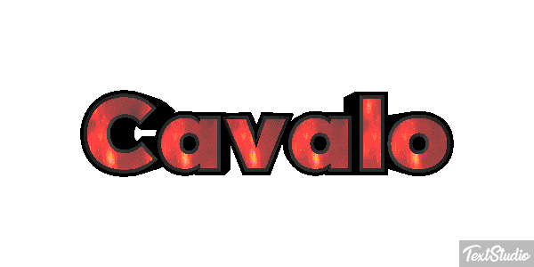 Cavalo Efeito do texto