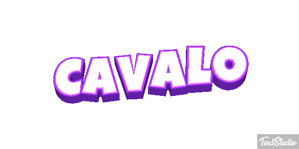 Cavalo Efeito do texto