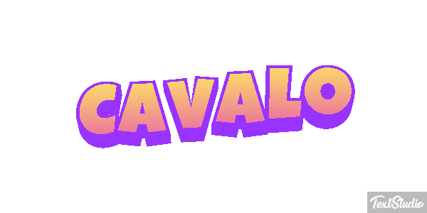 Cavalo Efeito do texto