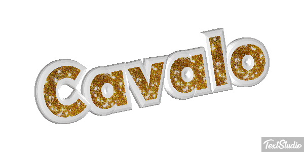 Cavalo Efeito do texto