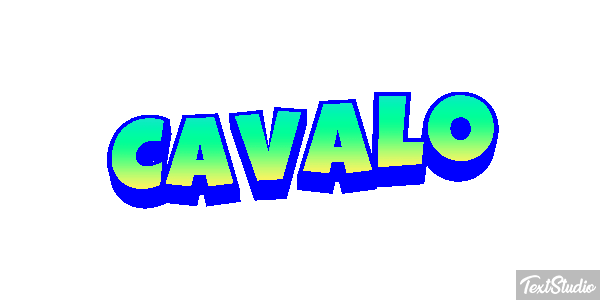 Cavalo Efeito do texto