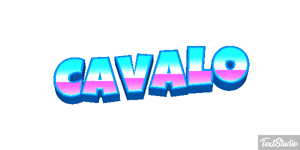 Cavalo Efeito do texto