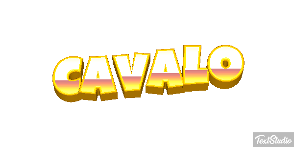 Cavalo Efeito do texto