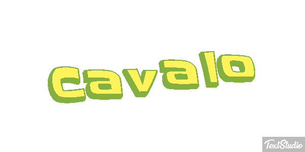 Cavalo Efeito do texto