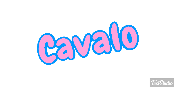 Cavalo Efeito do texto