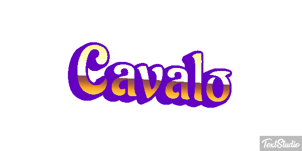 Cavalo Efeito do texto