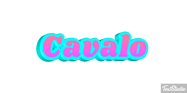Cavalo Efeito do texto
