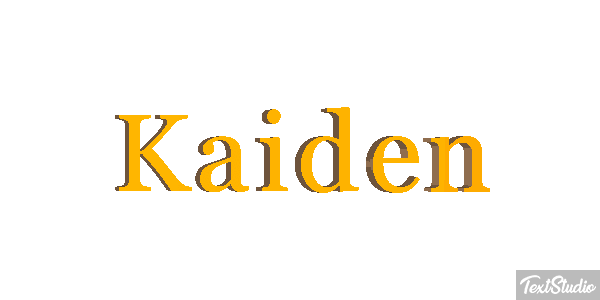 Kaiden Efekt tekstowy