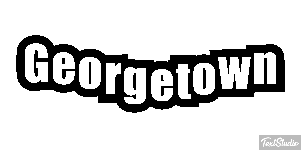 Georgetown Efecto de texto