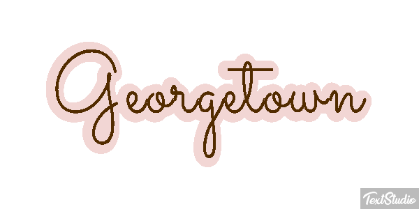 Georgetown Efecto de texto