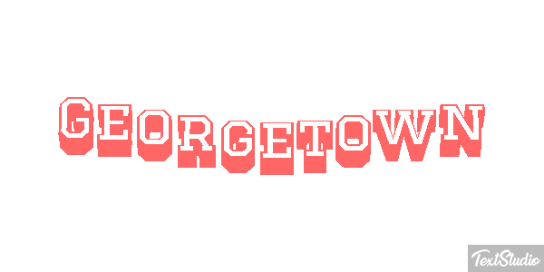 Georgetown Efecto de texto