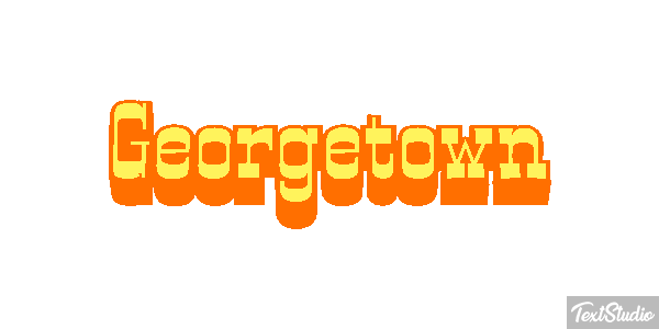 Georgetown Efecto de texto