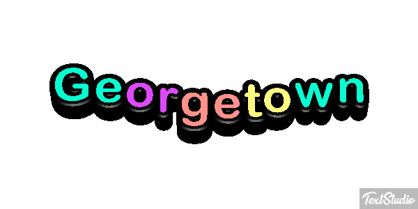 Georgetown Efecto de texto