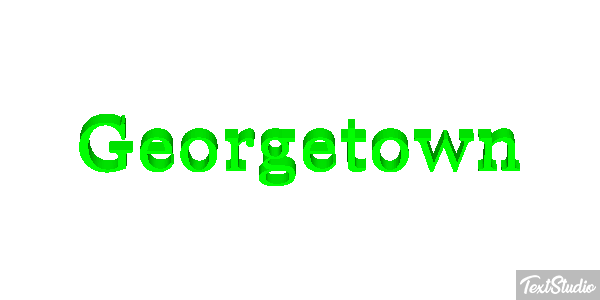 Georgetown Efecto de texto