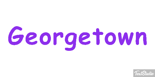 Georgetown Efecto de texto