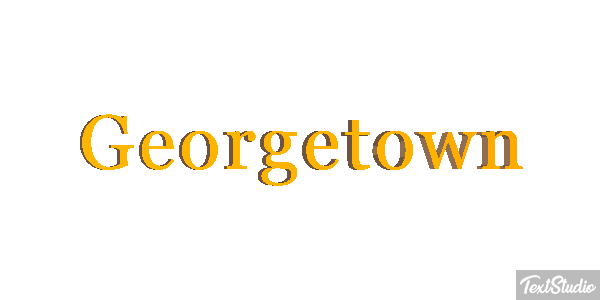 Georgetown Efecto de texto