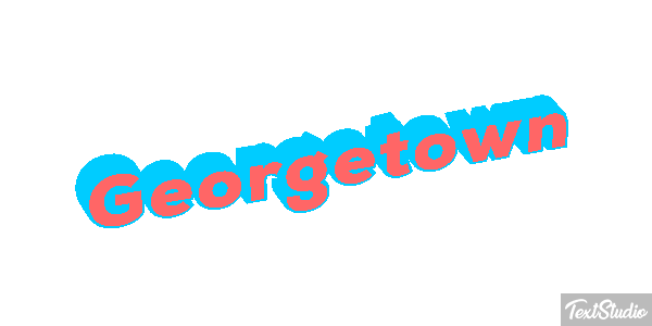 Georgetown Efecto de texto