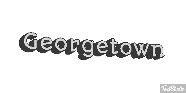 Georgetown Efecto de texto