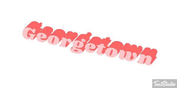 Georgetown Efecto de texto