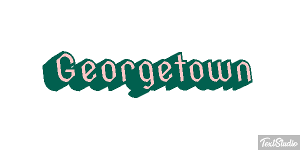 Georgetown Efecto de texto