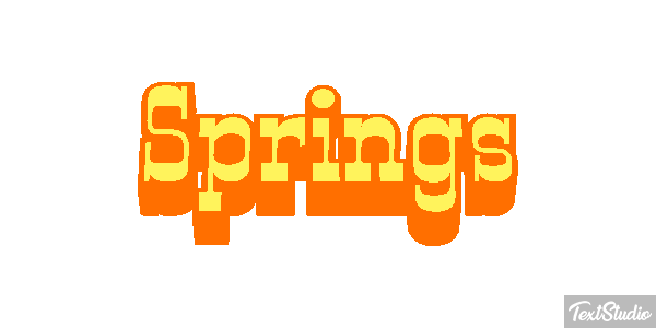 Springs Efekt tekstowy