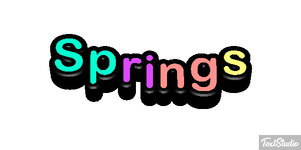 Springs Efekt tekstowy