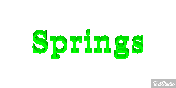 Springs Efekt tekstowy