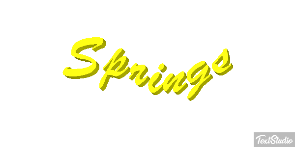 Springs Efekt tekstowy
