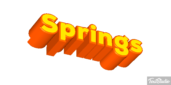 Springs Efekt tekstowy