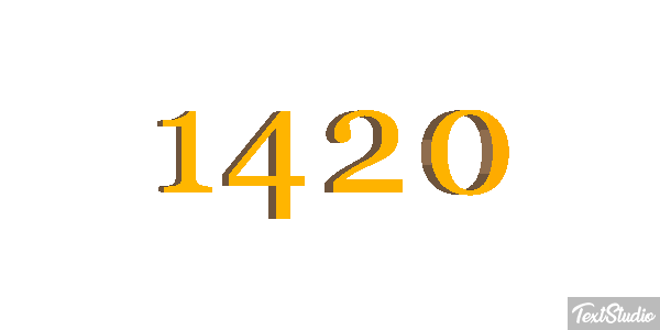 1420 Texteffekt