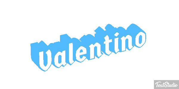 Valentino Text effect