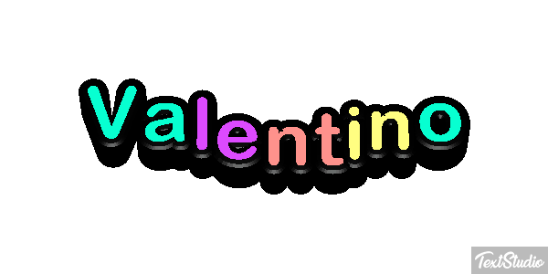 Valentino Text effect