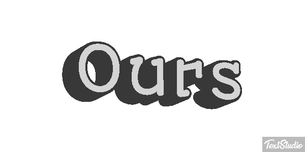 Ours Metin efekti