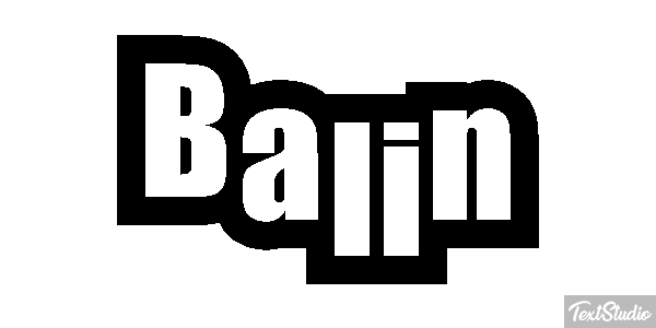 Balin Effetto testo