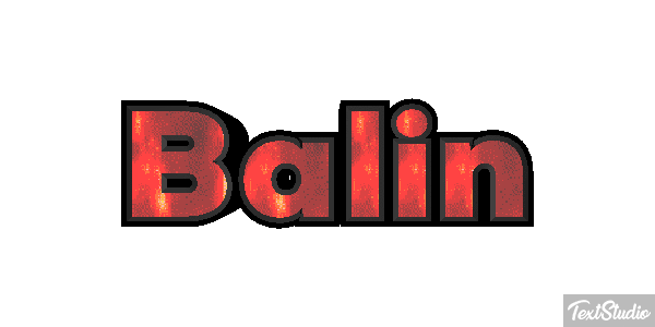 Balin Effetto testo