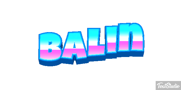 Balin Effetto testo