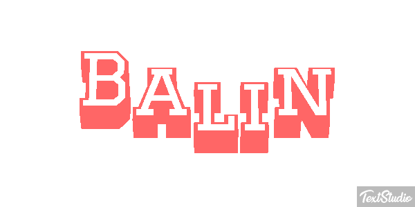 Balin Effetto testo