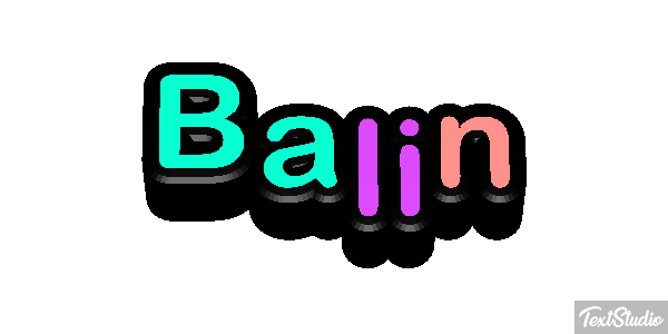 Balin Effetto testo