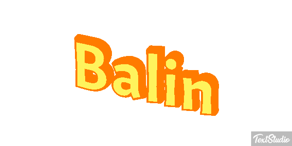 Balin Effetto testo