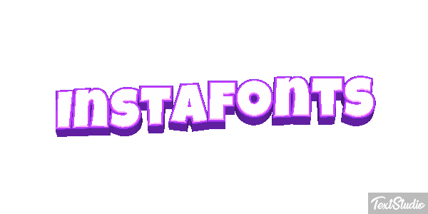 Instafonts Efecto de texto